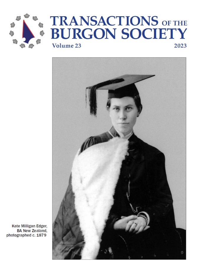 Transactions of the Burgon Society Volume 23 (2023)